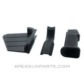 Featureless AR-15 Pistol Grip w/Changeable Fin & Backstrap, CA Compliant, *NEW*