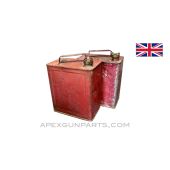 Vickers MG Steam Can, Painted Steel, *Good*