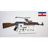 Yugoslavian M70B Fixed Stock Parts Set, Milled, Partially Matching, Demilled Barrel, 7.62x39, *Excellent*