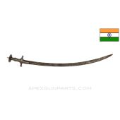 Indian Talwar Sword, No Scabbard, *Poor Condition / Heavy Use*