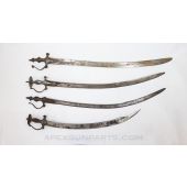 18th Century Indian Talwar Battle Swords, Variety of Lengths *Fair Condition / Heavy Use*