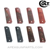 Colt 1911, Left Grip, Stained Wood, Choice of Pattern *New*