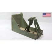 M23 .50cal Ammo Can Holder, Steel, Green Painted *Good* 