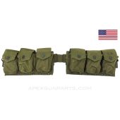 1918 BAR Magazine Belt, 6-Pocket, Korean War *Very Good*