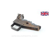 Project STEN MK 2 Fire Control Housing, Stripped, Cut Tabs, *As-Is*