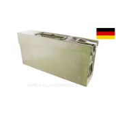 German MG Ammo Can, WWII, Lightweight Aluminium, Refinished, Green, *Good*