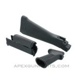 Romanian AK Stock Set, Complete, Polymer, Black, *NOS*