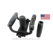 Browning M2 .50 Cal. Backplate Assembly with Spade Grip & Trigger, *Good* 