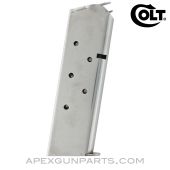 Colt 1911 Government Model Magazine, 7rd, Stainless Steel, Maker Marked .45 ACP *NEW*