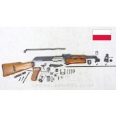 Polish KbK GN 60 Milled AK-47 Parts Kit, Solid Wood Grip &amp; Stock, 7.62X39 *Very Good* 