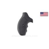 Smith and Wesson Model 60 Grips, Rubber with Finger Grooves *Good*