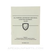 All-Purpose Lightweight Individual Carrying Equipment (ALICE) Field Manual, Department of The Army, Paperback 1973, *Good*
