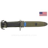 US M7 Bayonet "MILPAR" Marked with M8A1 "PWH" Marked Scabbard *Good* 