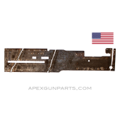 Browning M2 .50 Cal. Right Hand Side Plate (RHSP), Torch Cut Demilled, AC Spark Plug Div. GM, Sold *As Is*