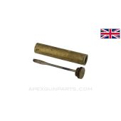Enfield Rifle MK 4 Brass Oiler, w / Flat Bottom *Good*