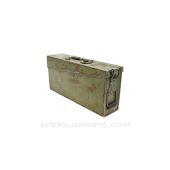 MG Ammo Can, Repainted, Bent / Missing Latch Handle, *Poor*