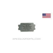 Thompson SMG Firing Pin Protrusion Gauge, Without Hole *NOS* 