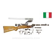 Beretta M38/49 (Model 5) SMG Parts Kit, w/ Demilled Receiver Pieces and Cut Barrel, 9mm, *Good* 