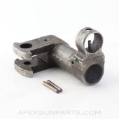 M44/Type 53 Mosin Nagant Bayonet Mounting Lug Assembly, w/ Pins, Double Ear *Good*