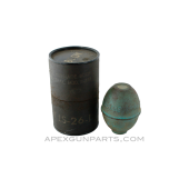 Inert Trainer Grenade Body, Blue With Case *Good* 