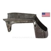M3A1 Grease Gun Magazine Well & Partial Lower Receiver Section, Saw Cut, Stripped *Good* 