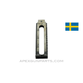 Swedish Mauser M96 Rifle Rear Sight Leaf, 6.5X55, NO Range Slider, *NOS*