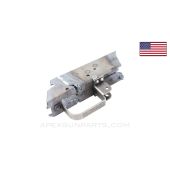 AK47 Trigger Guard w/ Selector Stop, Attached to Demilled Receiver Section, Stamped Steel, In the White, US Made *As-Is*