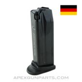 H&K USP Compact Magazine, With Finger Extension Floor Plate, 13rd, 9mm *NOS* 