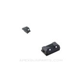 Pistol Front & Rear Pistol Sight Replacement Set, US Made *NEW*