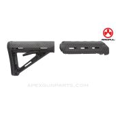 Magpul MOE AR-15 Stock & Upper Handguard Set, Carbine Length, Custom Carbon Fiber Camo Pattern *NEW*