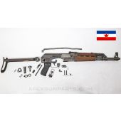 Yugoslavian M70AB Milled Under Folder Parts Set, w/ Original Populated Barrel, Milled, 7.62x39 *Fair*