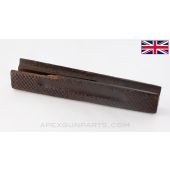 British Thompson Horizontal Foregrip, w/ Factory Checkering, Cracked *Fair*