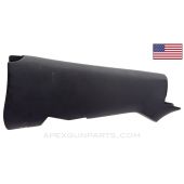 1918A2 BAR Buttstock, 1943-1945 Dated, Firestone Marked, Painted Black w/ Monopod Hole, Stripped, Warped Fitment *Fair*