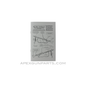 MG-34 Weapons Table Manual, Waffentafeln, Translation From Original, Paperback, *NEW*