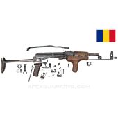 Romanian M65 AK-47 Underfolder Parts Kit, Reverse Wood Foregrip, Matching, 7.62x39 *Good* 
