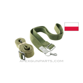 Polish AK-47 Canvas Sling, Light Green, *Good*