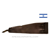 Israeli Carry Case, Leather w/Shoulder Strap *Fair* 