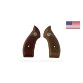 Smith and Wesson .38 Airweight Grips, Wood *Good*