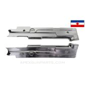 Yugoslavian M56 Submachine Gun Handguard Halves, Left & Right, Black Plastic, 7.62x25 *Good* 