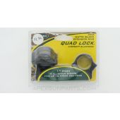 WEAVER 49048 Quad Lock Scope Rings, 1", Up to 44mm OBJ, Aluminum Black *NEW*