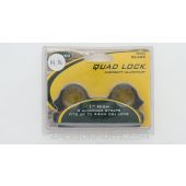 WEAVER 49052 Quad Lock Scope Rings, 1", Up to 44mm OBJ, Aluminum Black *NEW*