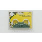WEAVER 49056 Quad Lock Scope Rings, 1&quot;, Up to 42mm OBJ, Aluminum Silver *NEW*