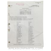 M109 155mm Howitzer Operator's Manual, TM 9-2350-311-10, Paperback *Good*