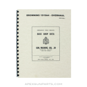 1919A4 Field Service Manual, Reprint of Original, Paperback *NEW*