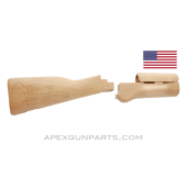 AK Stock Set with No Parts Fitted, Wood, Engraved, US Made 922(r), *NOS* 