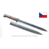 VZ-24 Bayonet and Scabbard, Czech Marked, Non-Matching, *Very Good* 