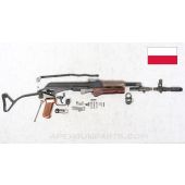 Polish Tantal WZ.88 AK-74 Parts Kit, Side Folding, 5.45X39 *Very Good* 