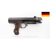 MG-15 Grip Frame & Trigger Guard Assembly, w/ Cracked Bakelite Housing & Wood Grip, 7.92x57 *Good*