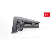 PANZER M4 / Benelli M4 Shotgun and Clones 3 Position Telescopic Stock, Adjustable Cheek Riser, Missing Push Button, Black *NEW / As-Is*