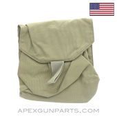 Coyote Gas Mask Pouch, MOLLE Backing, *Very Good*